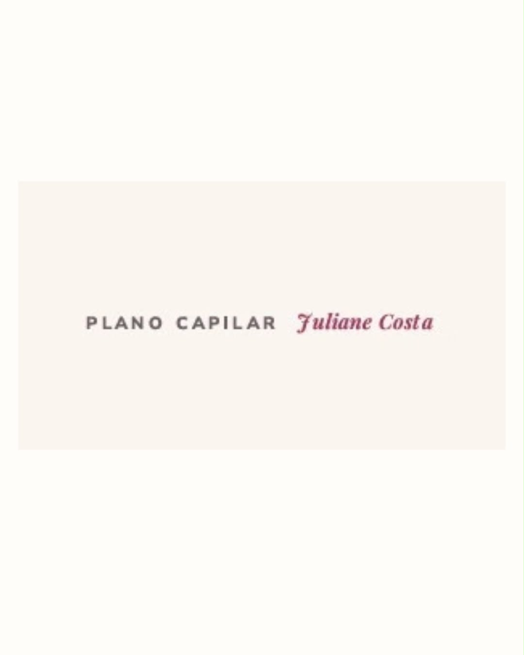Plano Capilar Ju